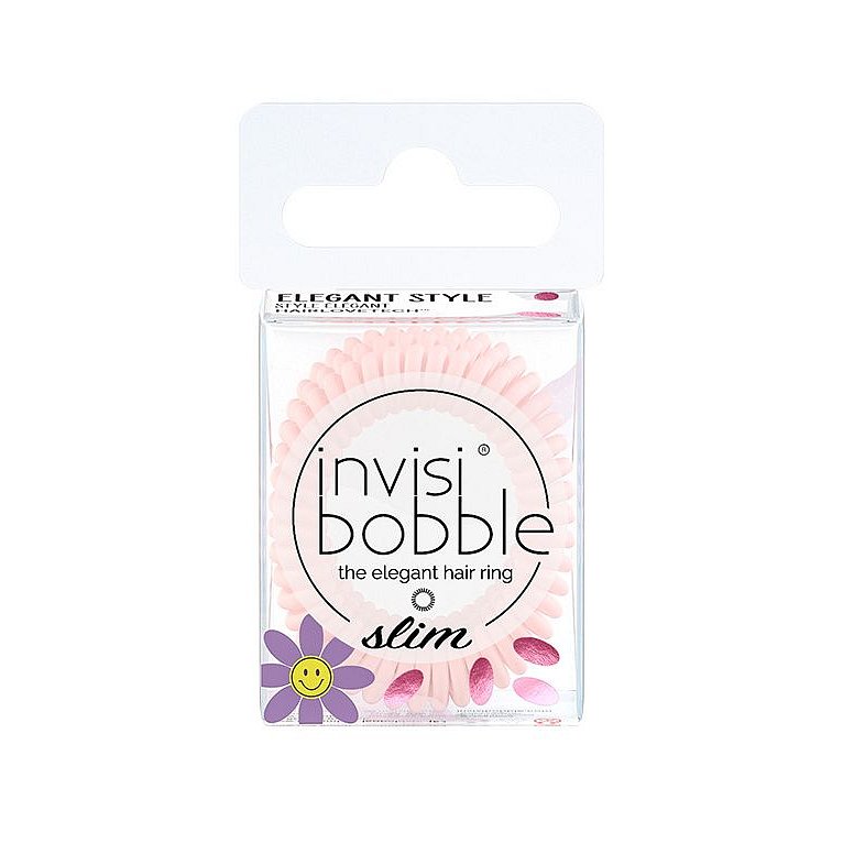 Invisibobble Slim Cuter than you Pink gumička do vlasů 3 ks