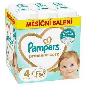 Pampers Premium Care 4 plenky 9-14kg 156ks