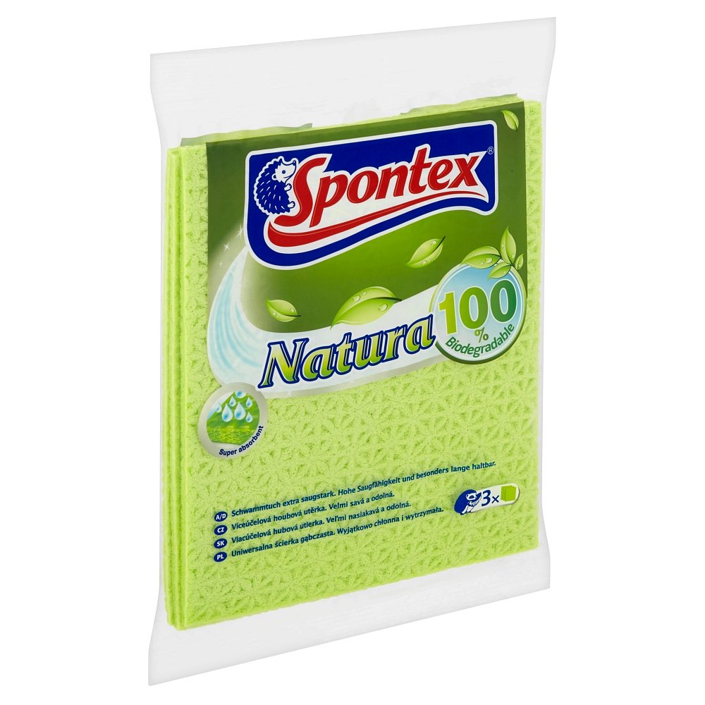 Spontex Natura houbová utěrka 3 ks