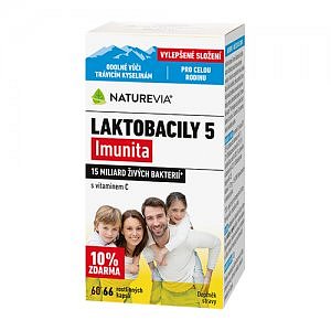 Swiss NatureVia LAKTOBACILY 5 Imunita cps 66