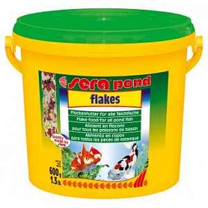 Sera kompletní krmivo pro ryby v jezírku Pond Flakes 3000ml