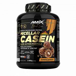 Amix Nutrition Black Line Micellar Casein 1000g - bombon crunchy