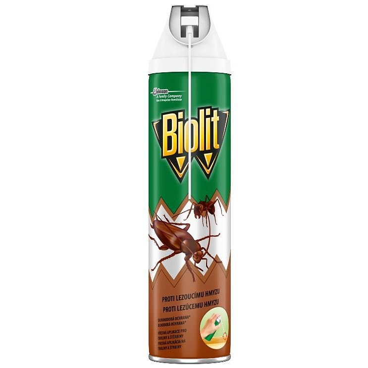 Biolit aerosol proti lezoucímu hmyzu s aplikátorem 400 ml