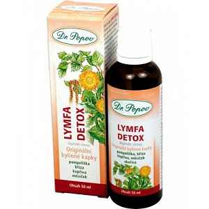 Lymfa Detox bylinné kapky Dr.Popov 50ml