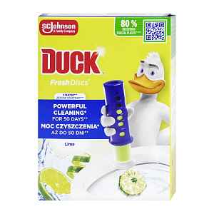 Duck WC bodový blok Fresh Discs Limetka 36 ml
