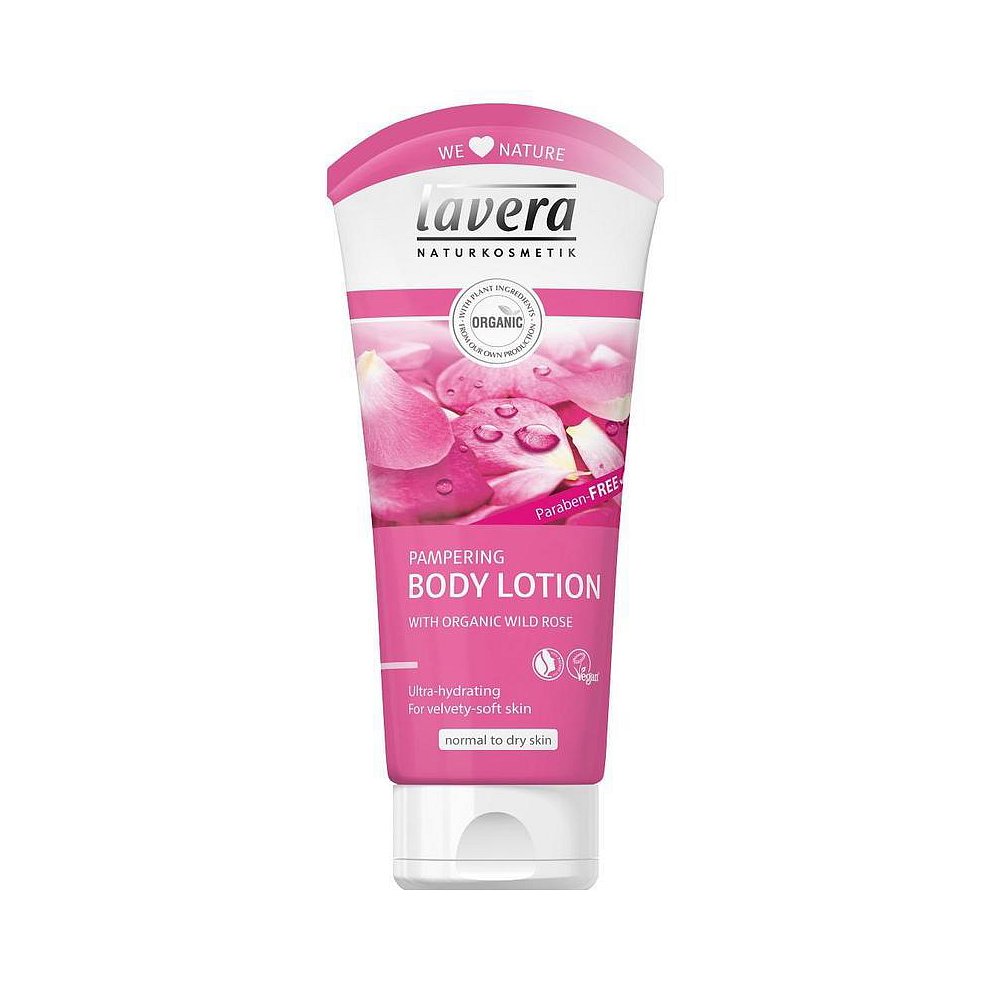 LAVERA Body Spa Tělové mléko Divoká růže 200 ml