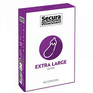 Secura Extra large – velké kondomy (48 ks)