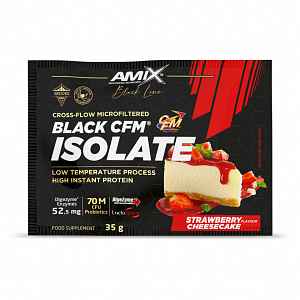 Amix Black Line Black CFM Isolate 35 g strawberry cheesecake