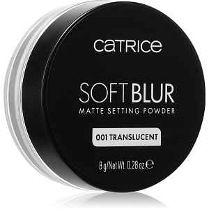 Catrice Soft Blur Matte Setting Powder sypký fixační pudr odstín 001 Translucent 8 g