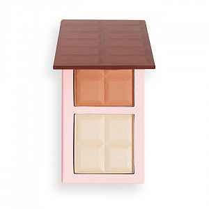 Revolution Paletka na tvář Chocolate Contour (Contour Palette) Fair 9 g