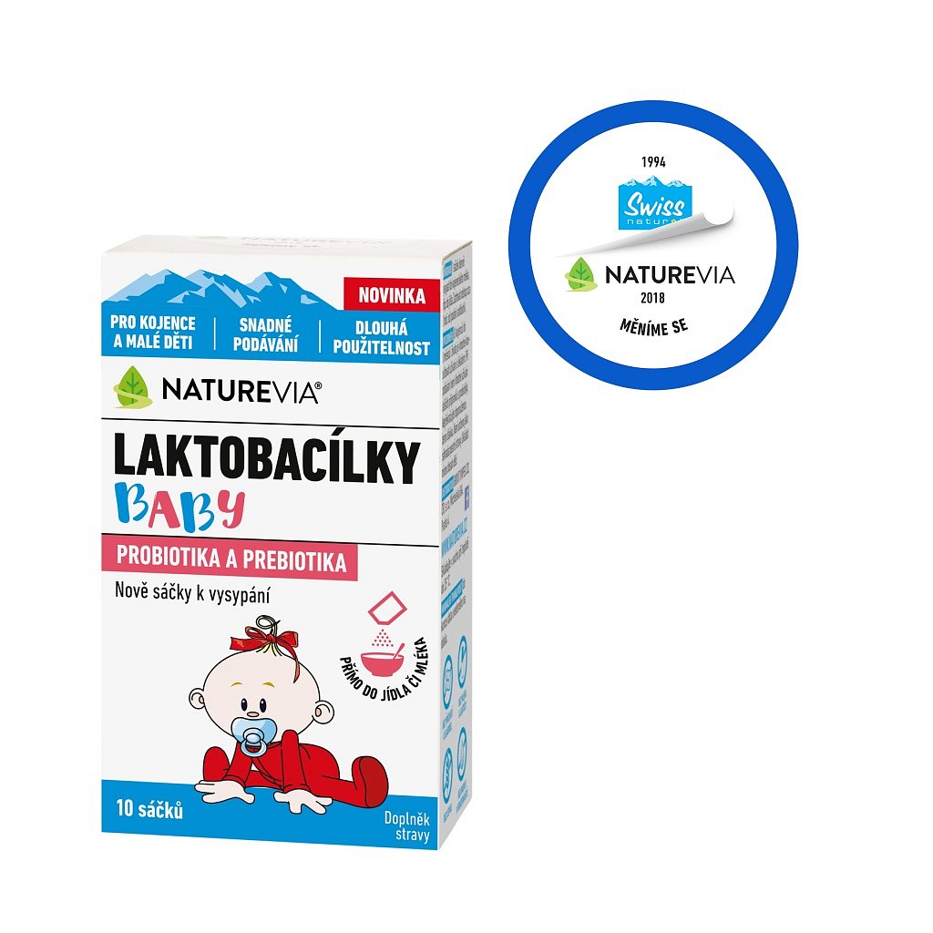 Swiss NatureVia Laktobacílky baby 10 sáčků