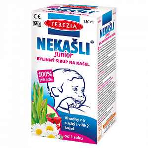 TEREZIA NEKAŠLI Junior přírod.bylinný sirup 150ml