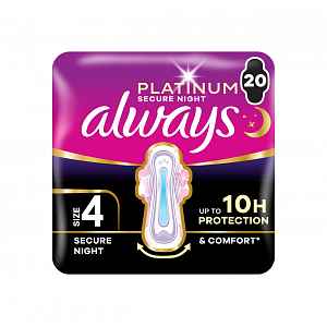 Always Platinum Secure Night vložky 20 ks