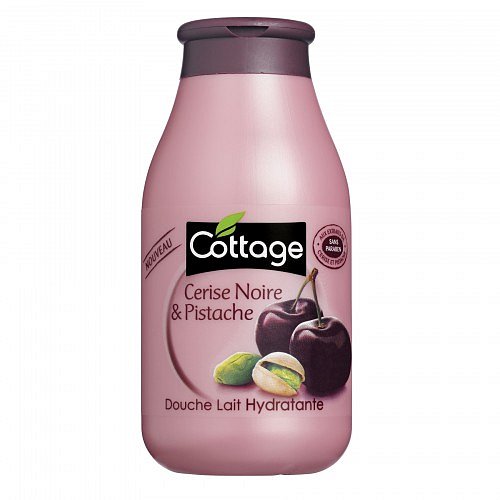 Cottage Douche Lait Cerise Noire & Pistache  sprchový gel - černá třešeň a pistácie 250ml