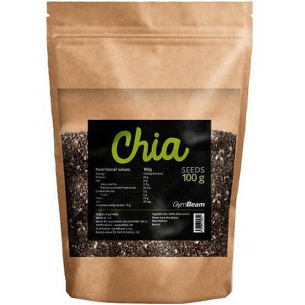 GymBeam Chia semienka unflavored - 1000 g