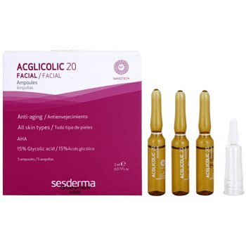 Sesderma Acglicolic 20 Facial protivráskové sérum s peelingovým efektem 5 x 2 ml