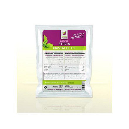 Stevia Natusweet Kristalle 1:1 200g
