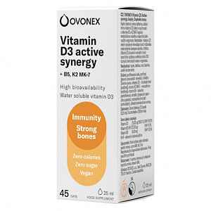 OVONEX Vitamín D3 active synergy kapky 25 ml