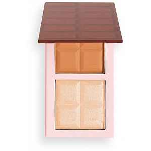 Revolution Paletka na tvář Chocolate Contour (Contour Palette) Light 9 g