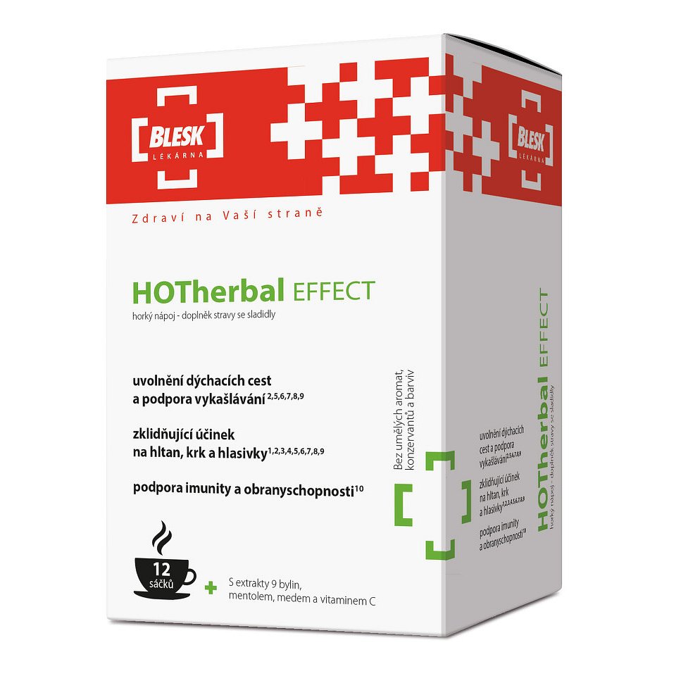 Blesk HOTherbal EFFECT 12 sáčků