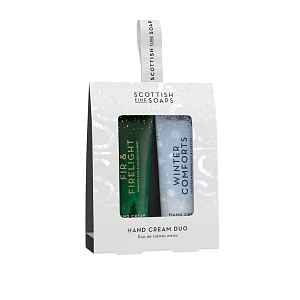 Scottish Fine Soaps Winter Comforts & Fir & Firelight dárková sada na ruce 2x30 ml