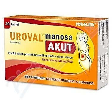 Walmark Uroval Manosa AKUT 20 tablet