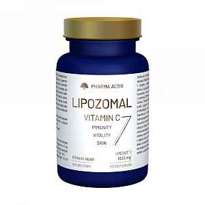 PHARMA ACTIV Lipozomal vitamín C 1000 mg 60 kapslí