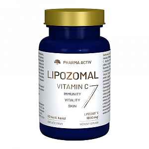 PHARMA ACTIV Lipozomal vitamín C 1000 mg 60 kapslí