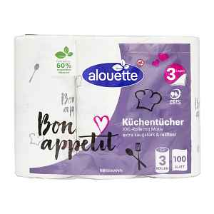 alouette Kuchyňské utěrky 3vrstvé XXL 3 ks 69 m