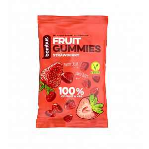 Bombus Fruit Gummies Strawberry 35 g