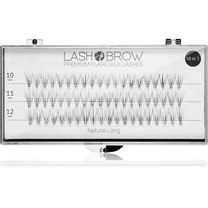 Lash Brow Premium Flare Silk Lashes umělé řasy Natural Long 1 ks