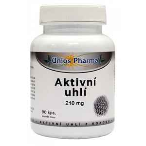 Uniospharma Aktivní uhlí 210mg tbl.90