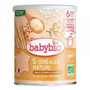 Babybio Nemléčná vícezrnná obilná kaše 220g