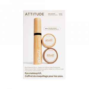 ATTITUDE Oceanly Set na líčení očí Brown 3 ks