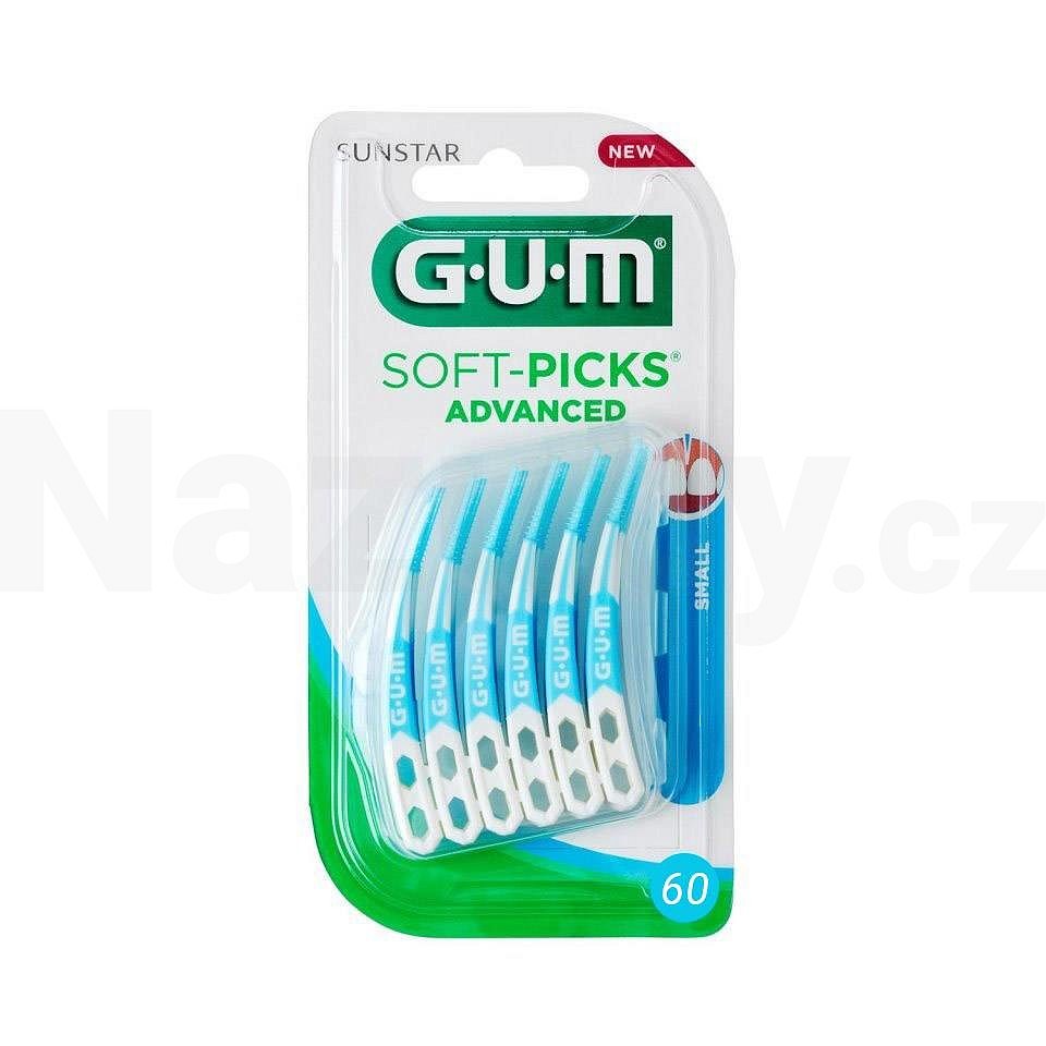 GUM Soft Picks Advanced Small mezizubní kartáčky 60 ks
