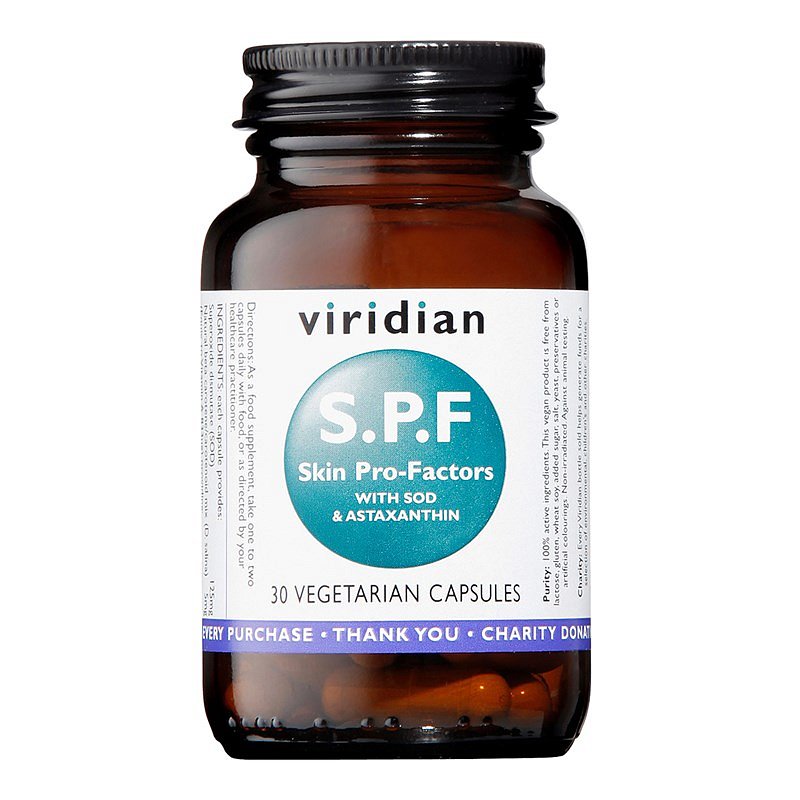 Viridian S.P.F Skin Pro Factor (Komplex pro podporu pleti) 30 kapslí