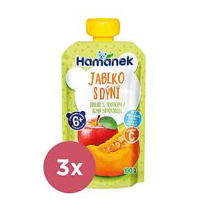 3x HAMÁNEK Jablko s dýní 100 g
