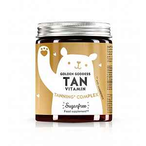 Bears With Benefits Golden Goddess Tan vitaminy s antioxidanty pro podporu opálení 60 ks