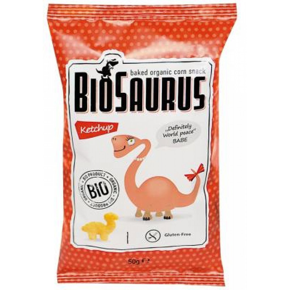 Biosaurus BIO křupky s kečupem 50g