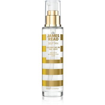 James Read Self Tan samoopalovací suchý olej odstín Light/Medium 100 ml
