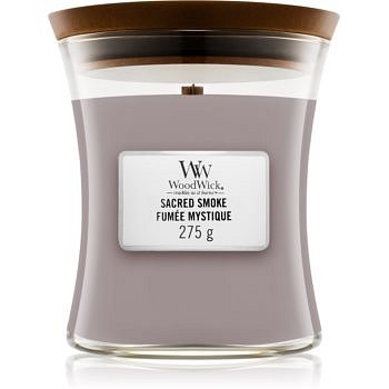 Woodwick Sacred Smoke vonná svíčka s dřevěným knotem 275 g