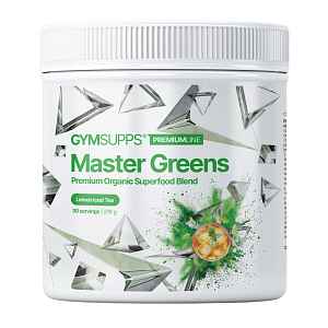 Gymsupps Master Greens citrónový ledový čaj