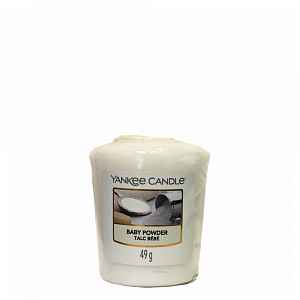 Yankee Candle Aromatická votivní svíčka Baby Powder  49 g