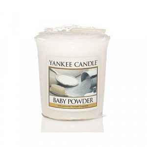 Yankee Candle Aromatická votivní svíčka Baby Powder  49 g