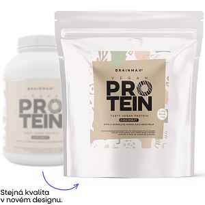 BrainMax Vegan protein, 1000 g Příchuť: Kokos