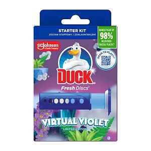 Duck WC bodový blok Fresh Discs Virtual Violet 36 ml