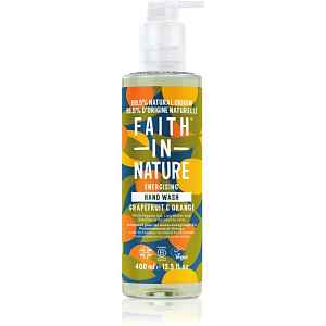 Faith In Nature Grapefruit & Orange přírodní tekuté mýdlo na ruce 400 ml