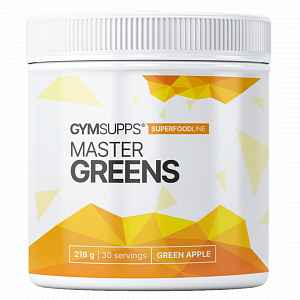 Gymsupps Master Greens citrónový ledový čaj
