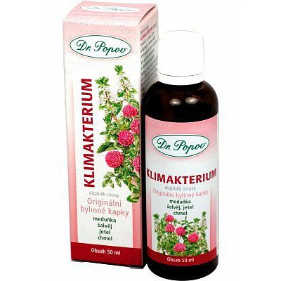 Klimakterium bylinné kapky Dr.Popov 50ml