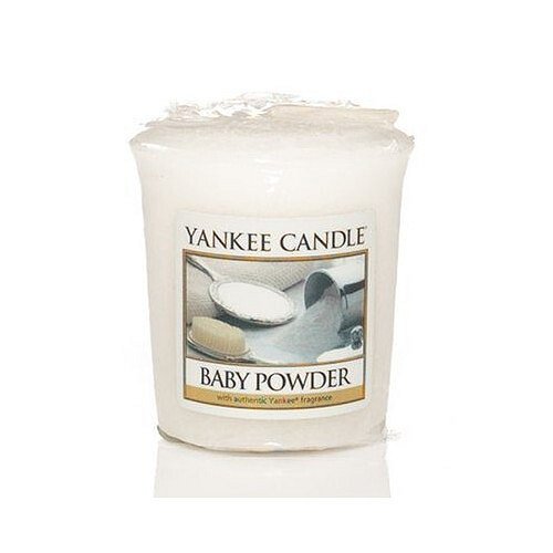 Yankee Candle Aromatická votivní svíčka Baby Powder  49 g